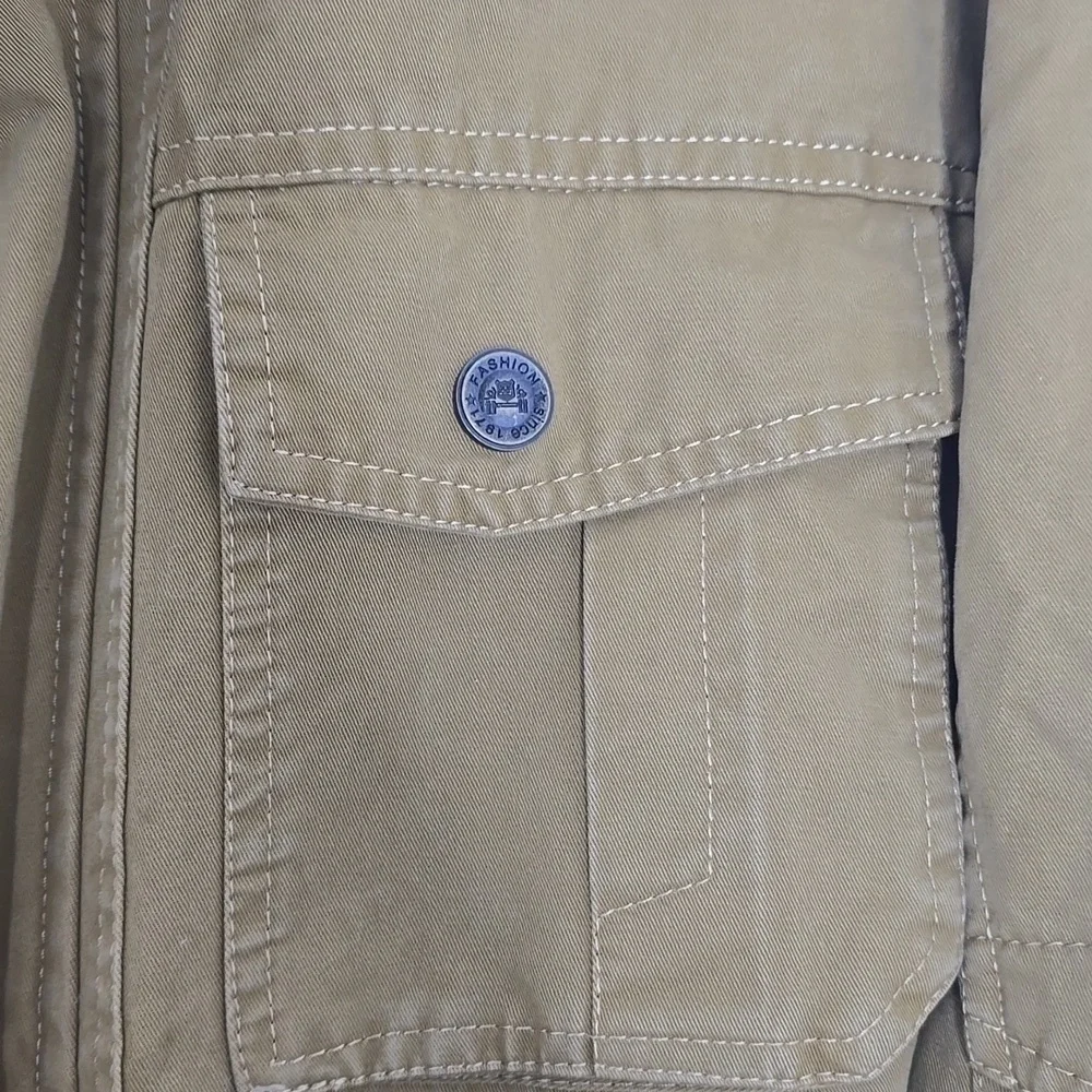 Denim Men's Tan Jacket New Without Tags